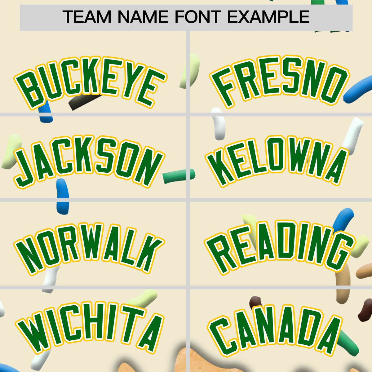 Custom Cream Ice Cream Cone Graffiti Pattern Full-Snap Varsity Letterman Jackets