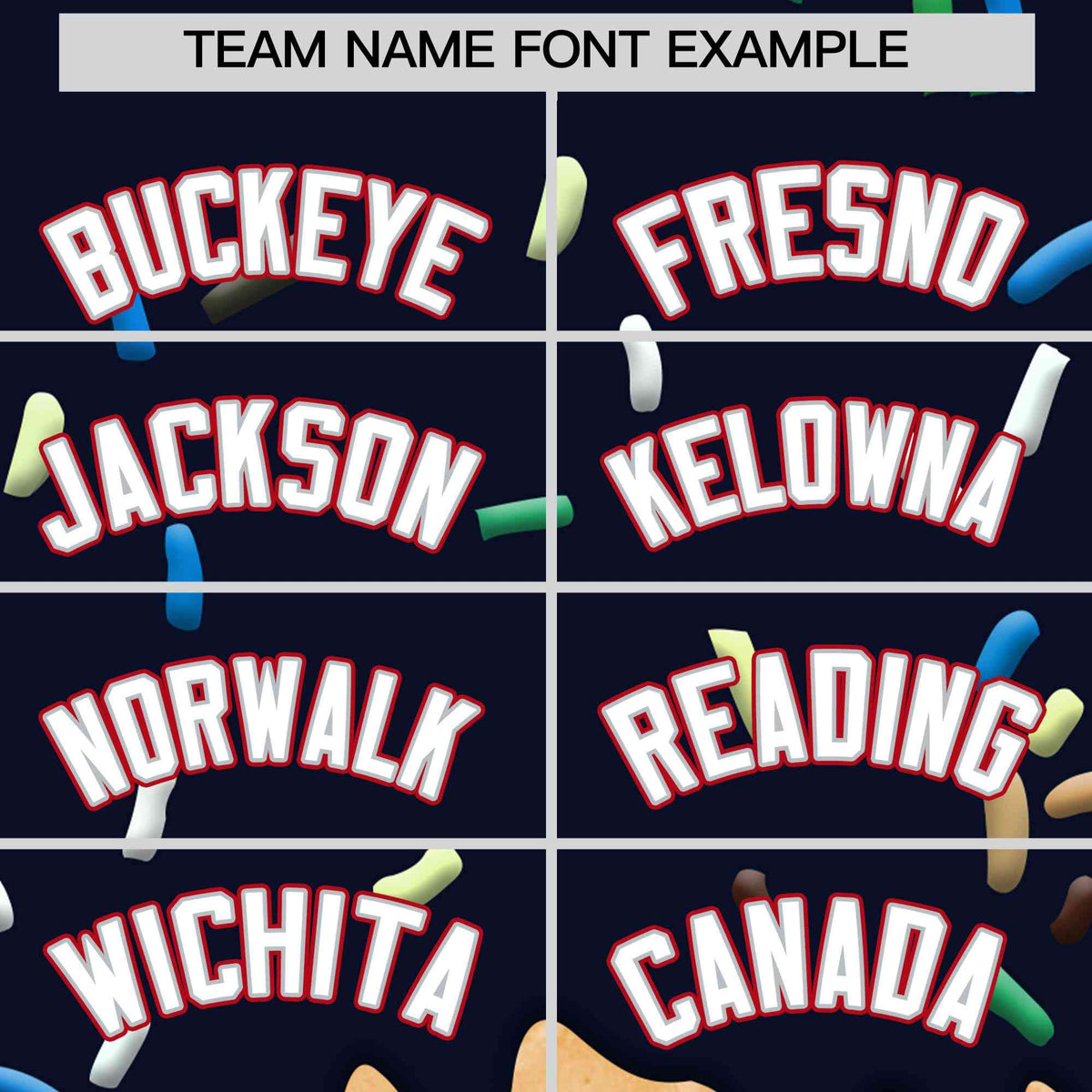 Custom Navy Ice Cream Cone Graffiti Pattern Full-Snap Varsity Letterman Jackets