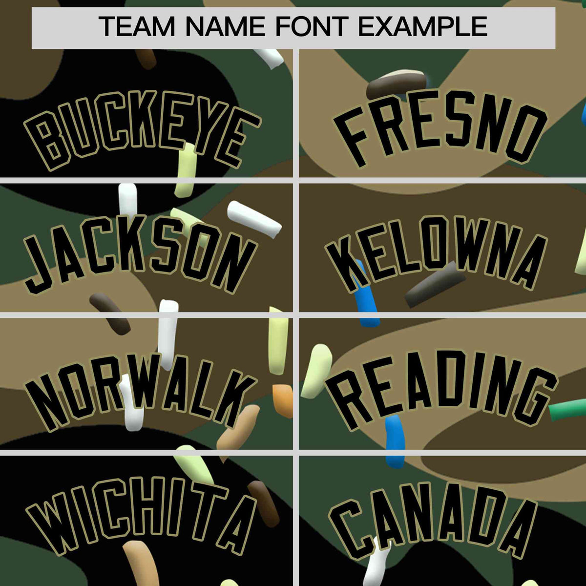 Custom Camo Ice Cream Cone Graffiti Pattern Full-Snap Varsity Letterman Jackets