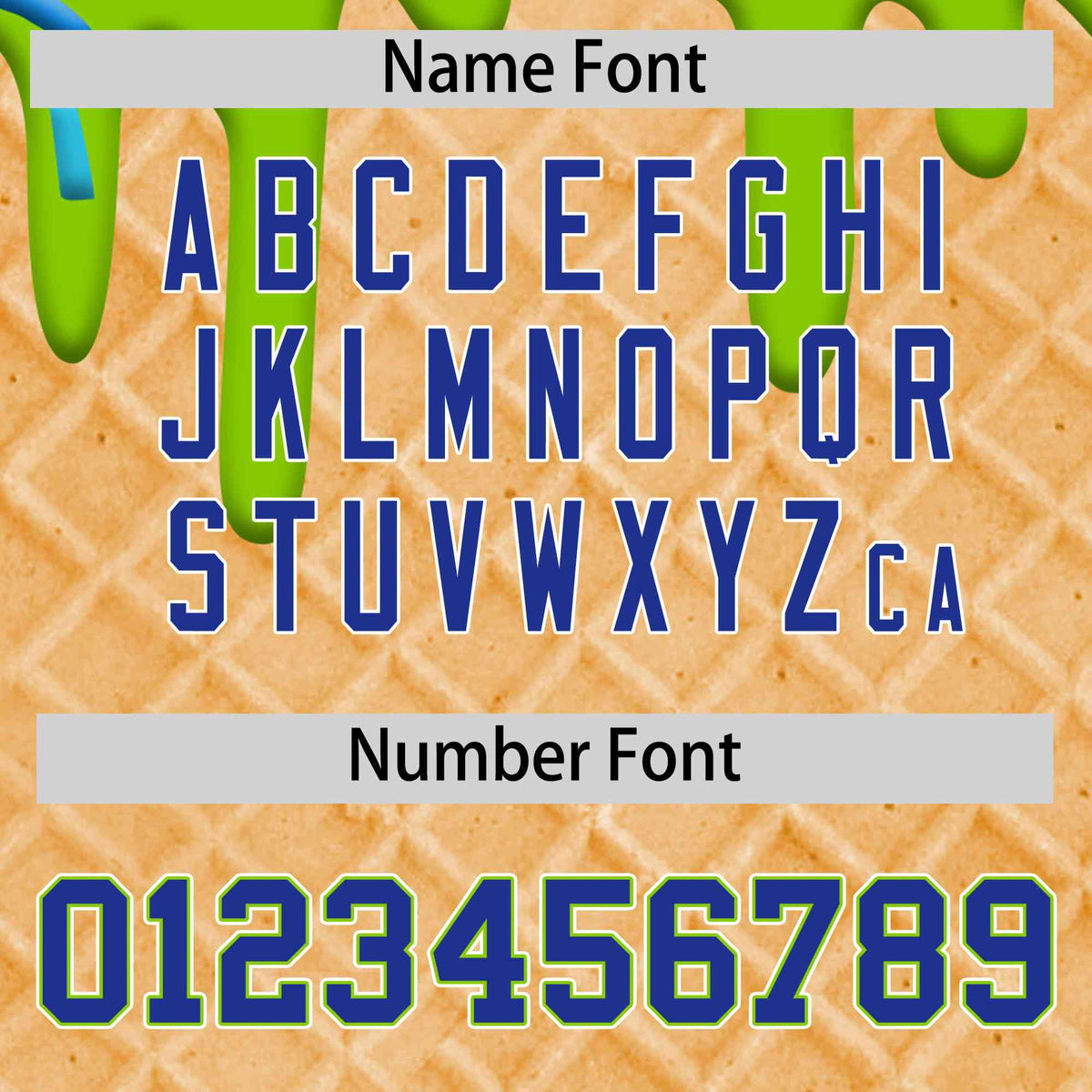 Custom Neon Green Ice Cream Cone Graffiti Pattern Full-Snap Varsity Letterman Jackets| KXKSHOP