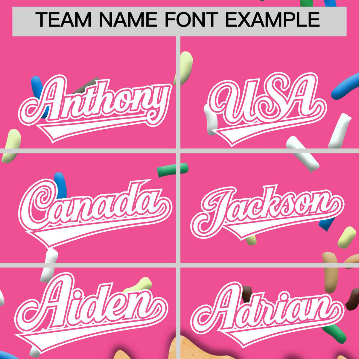 Custom Pink Ice Cream Cone Graffiti Pattern Full-Snap Varsity Letterman Jackets| KXKSHOP