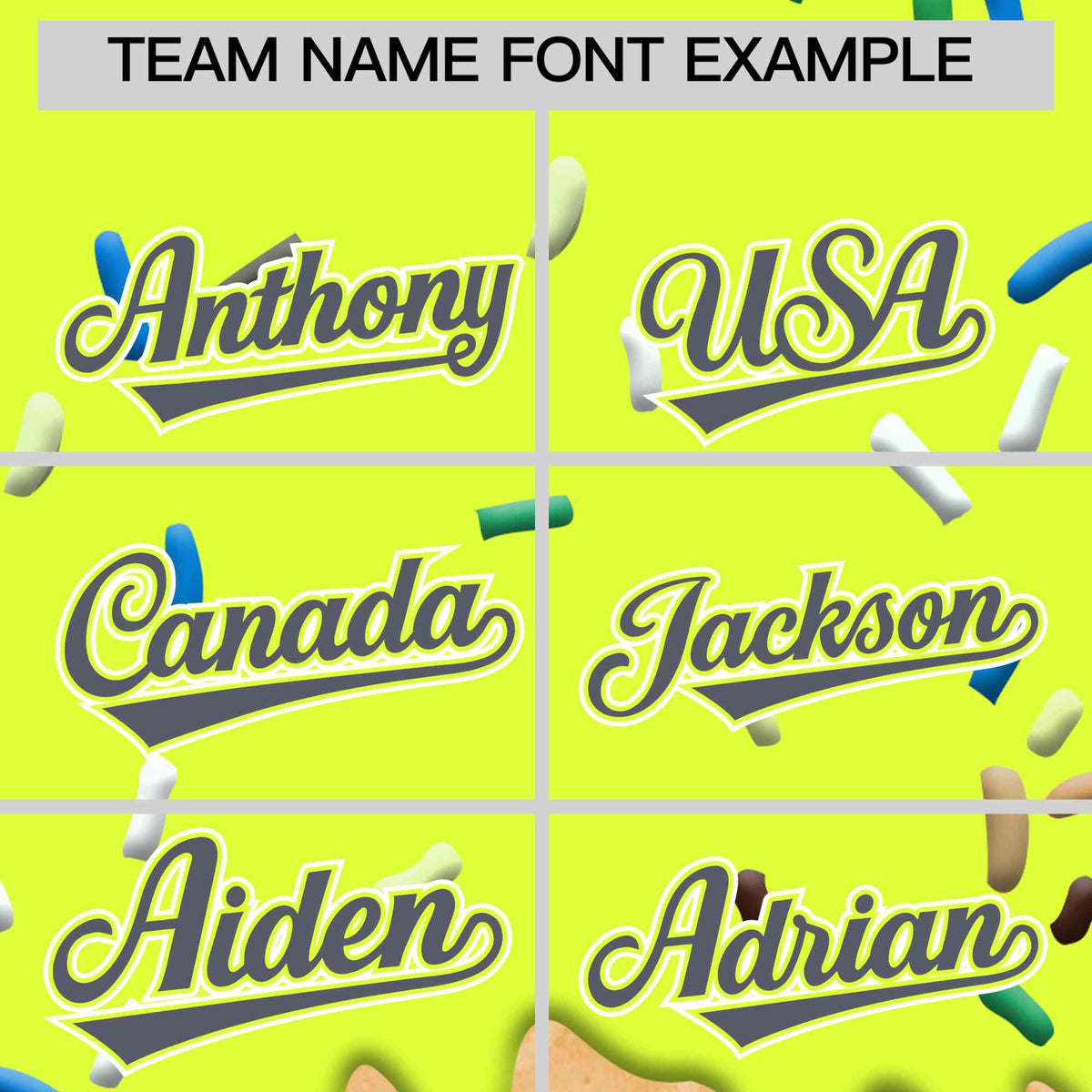 Custom Fluorescent Green Ice Cream Cone Graffiti Pattern Full-Snap Varsity Letterman Jackets| KXKSHOP