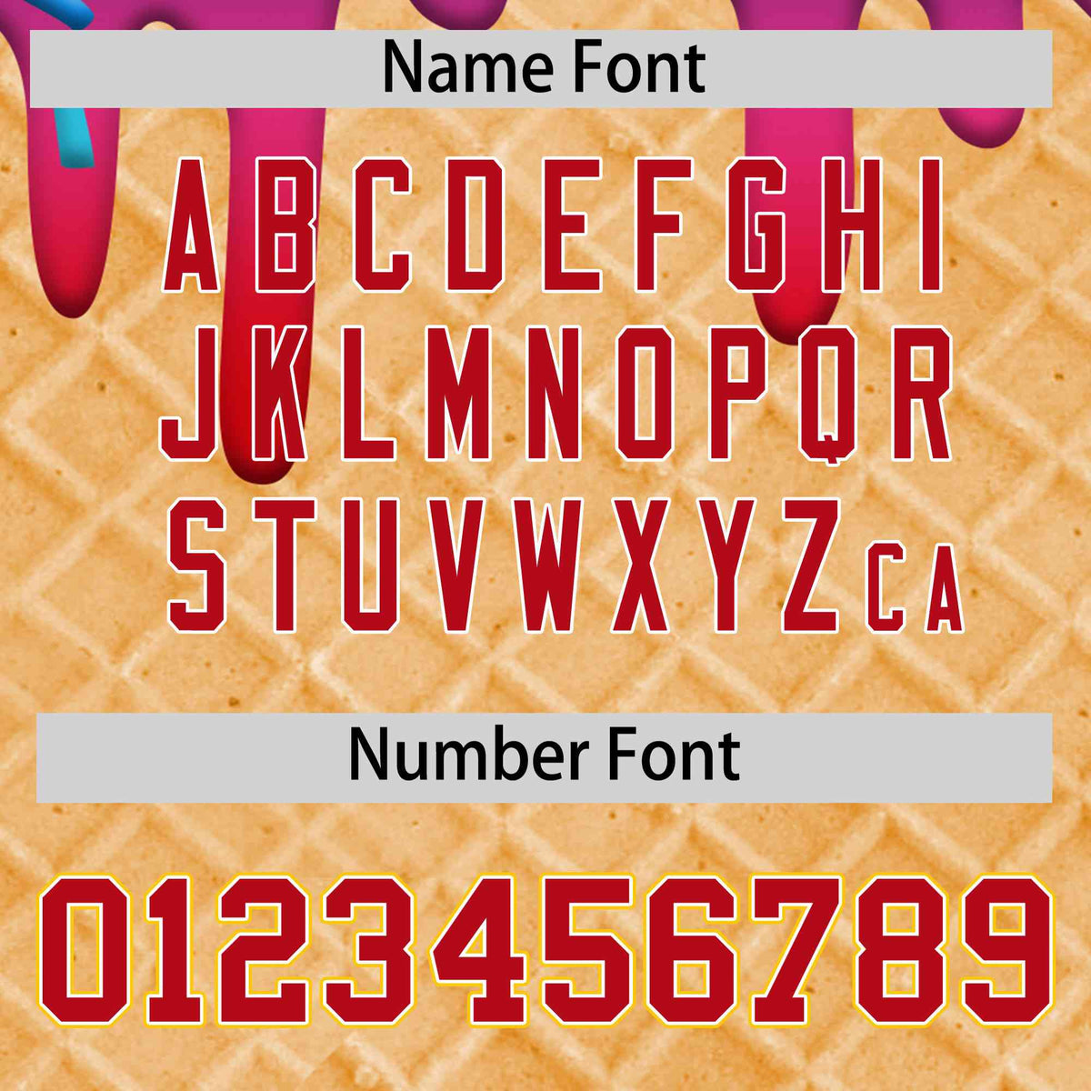 Custom Rainbow Ice Cream Cone Graffiti Pattern Full-Snap Varsity Letterman Jackets| KXKSHOP