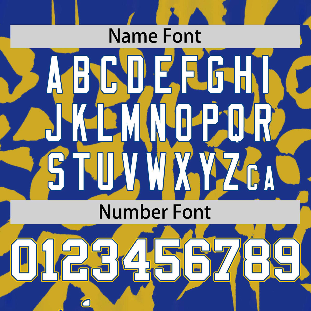 Custom Royal Gold Varsity Full-Snap Leopard Print Graffiti Pattern Letterman Baseball Jacket