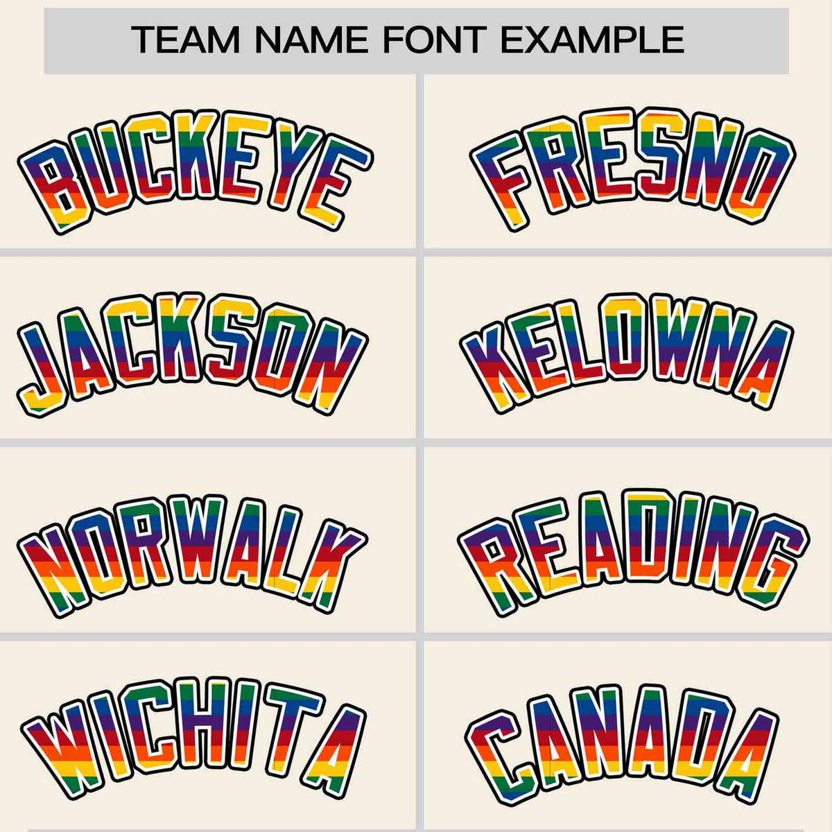 Custom Cream LGBT Rainbow For Pride Month Classic Style Letterman Baseball Jacket