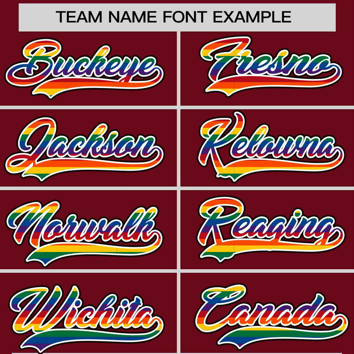 Custom Crimson LGBT Rainbow For Pride Month Classic Style Letterman Baseball Jacket