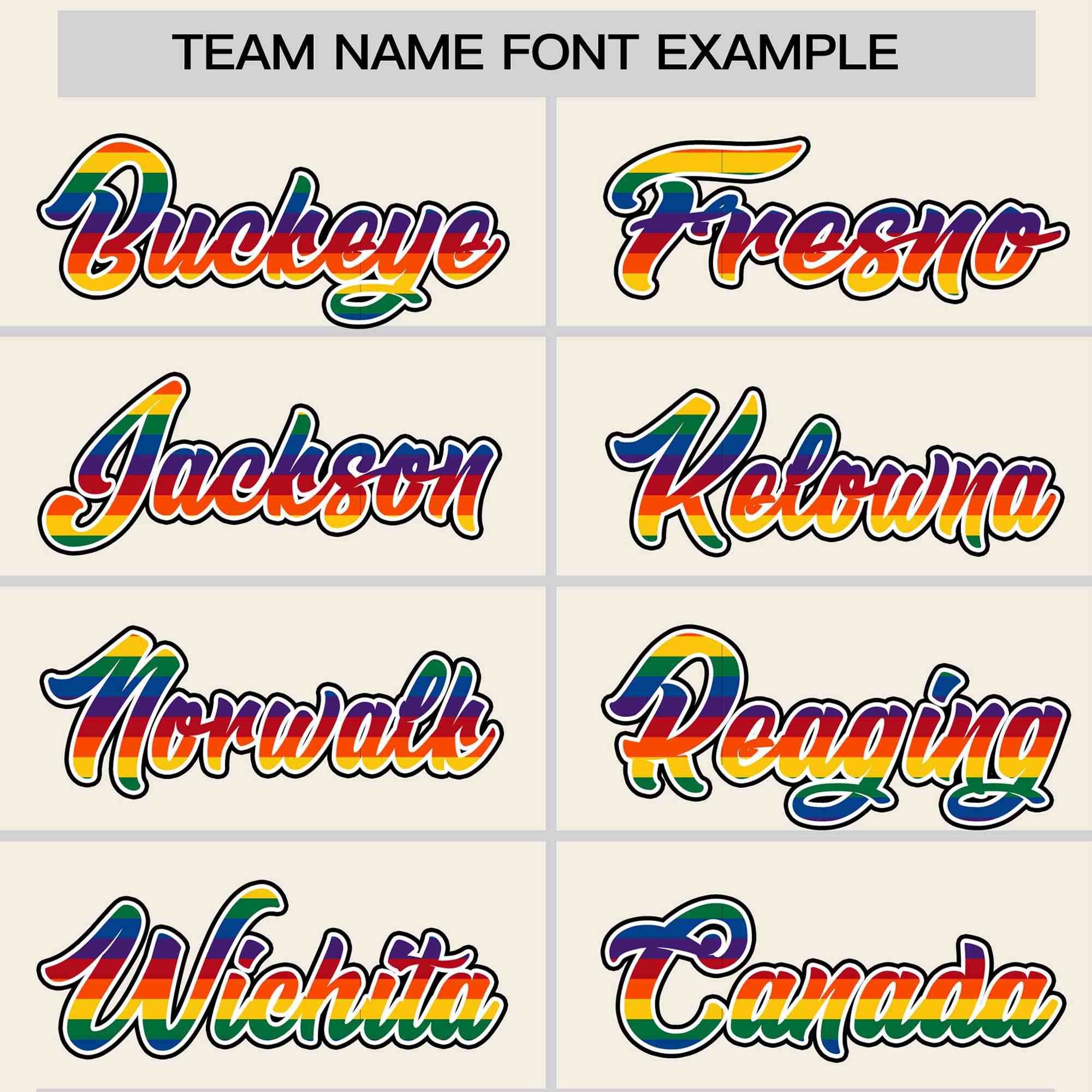 Custom Cream LGBT Rainbow For Pride Month Classic Style Letterman Baseball Jacket