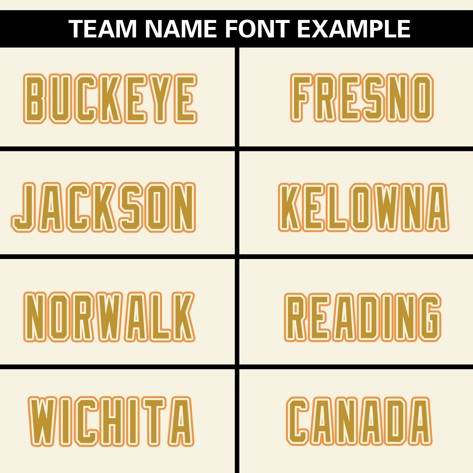 Custom Cream Orange Varsity Full-Snap Color Block Letterman Jacket