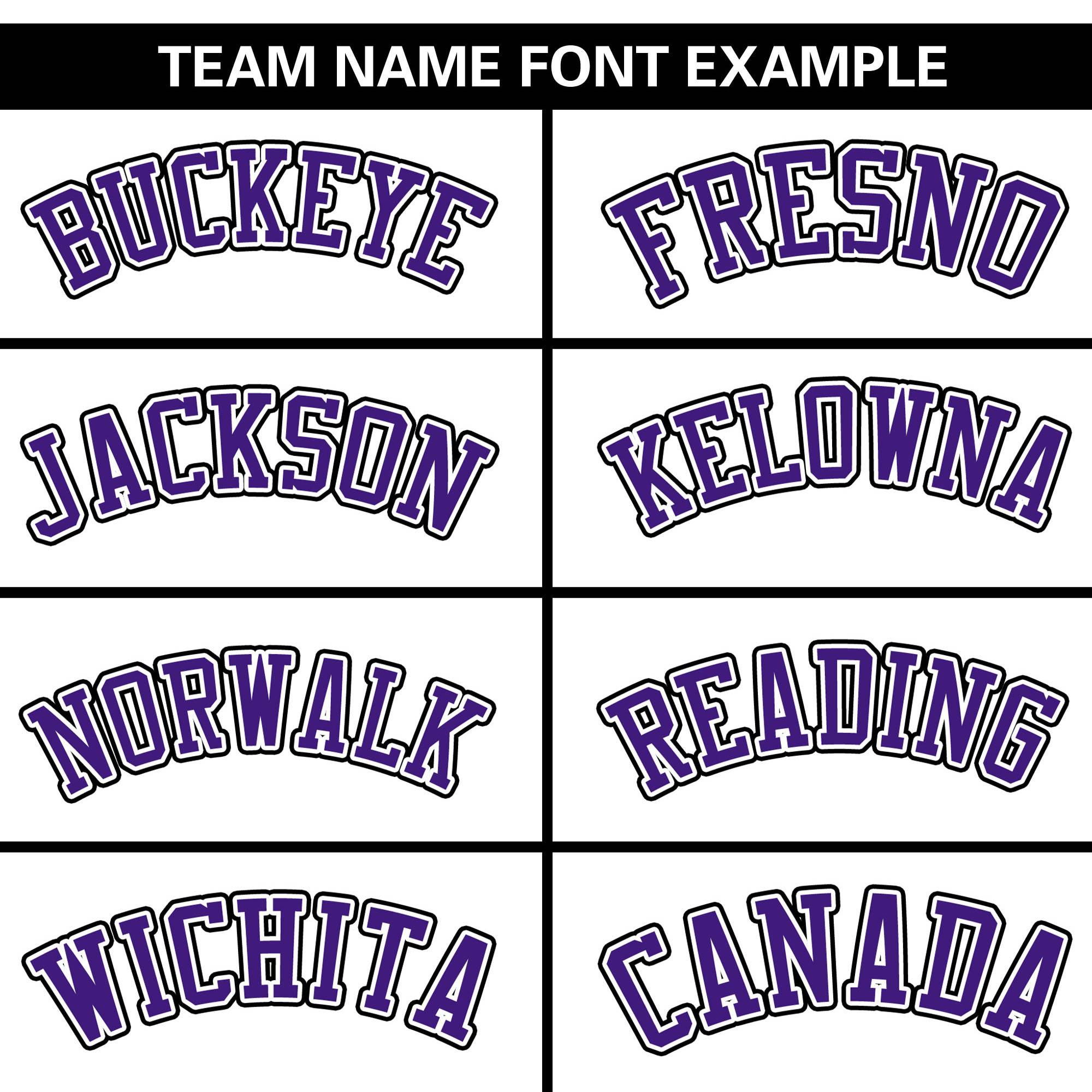 Custom White Black-Purple Raglan Sleeves Varsity Full-Snap Letterman Baseball Jacket