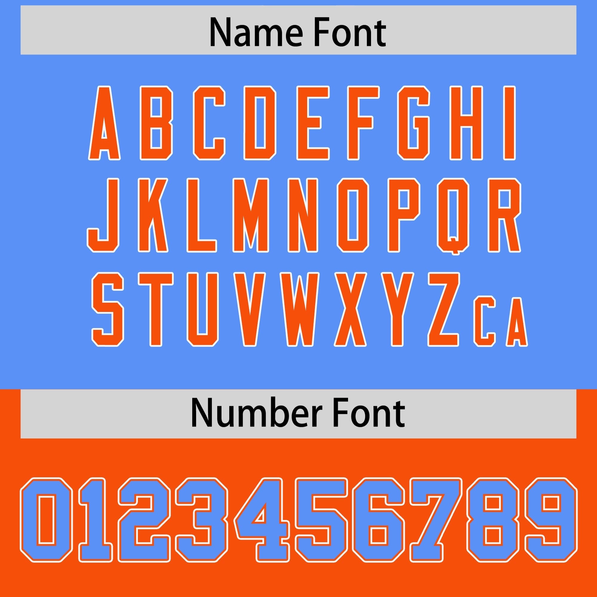 Custom Powder Blue Orange Color Block Bomber Varsity Baseball Jacket