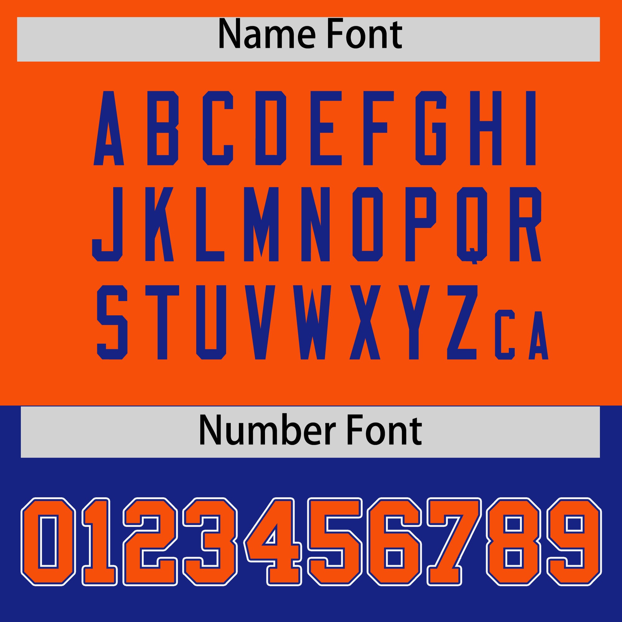 Custom Orange Royal Color Block Bomber Varsity Baseball Jacket