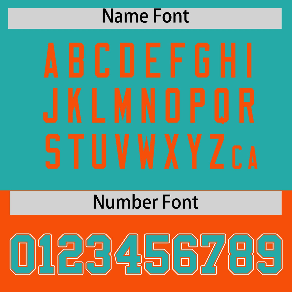 Custom Aqua Orange Color Block Bomber Varsity Baseball Jacket