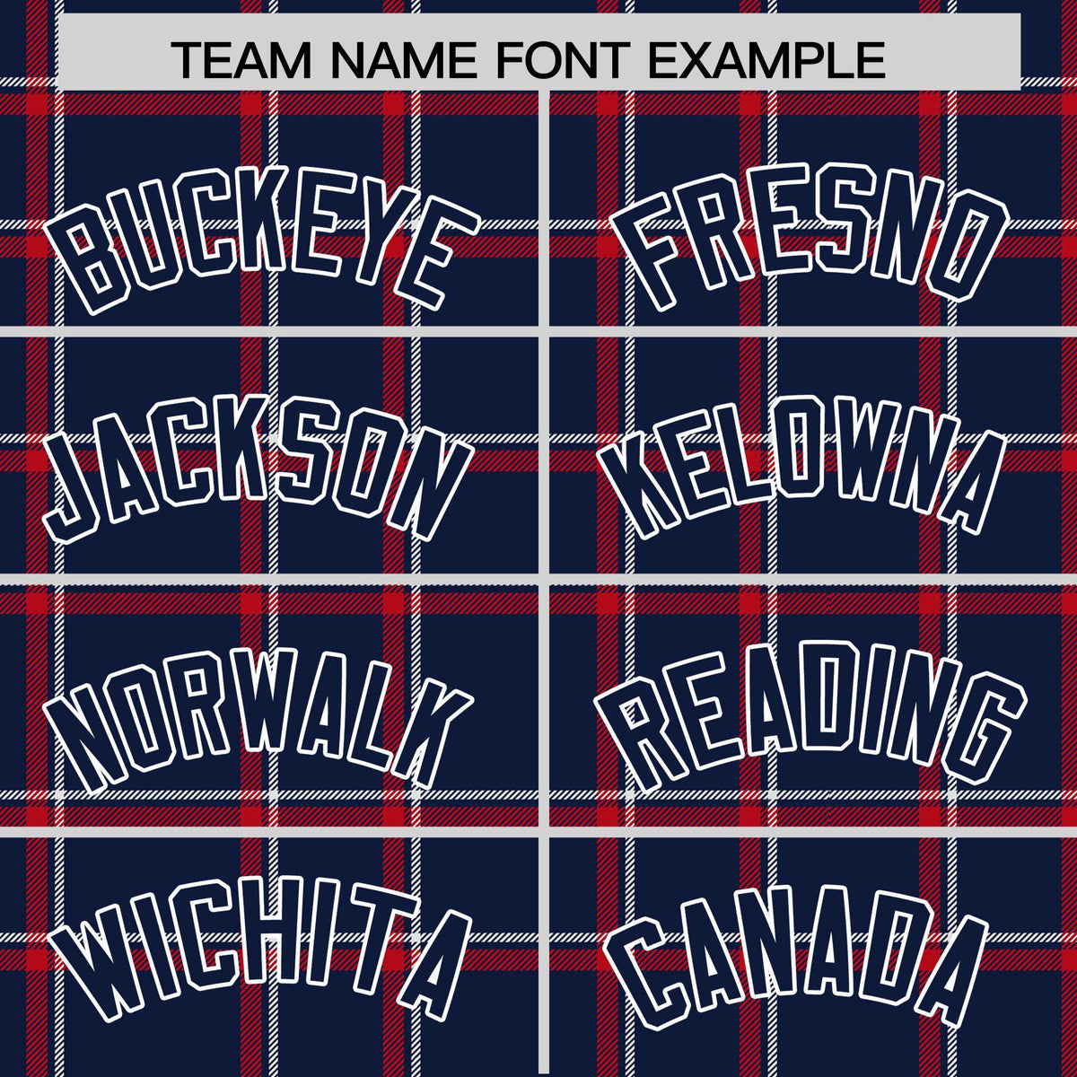 Custom Navy Varsity Full-Snap Plaid Pattern Letterman Baseball Jacket