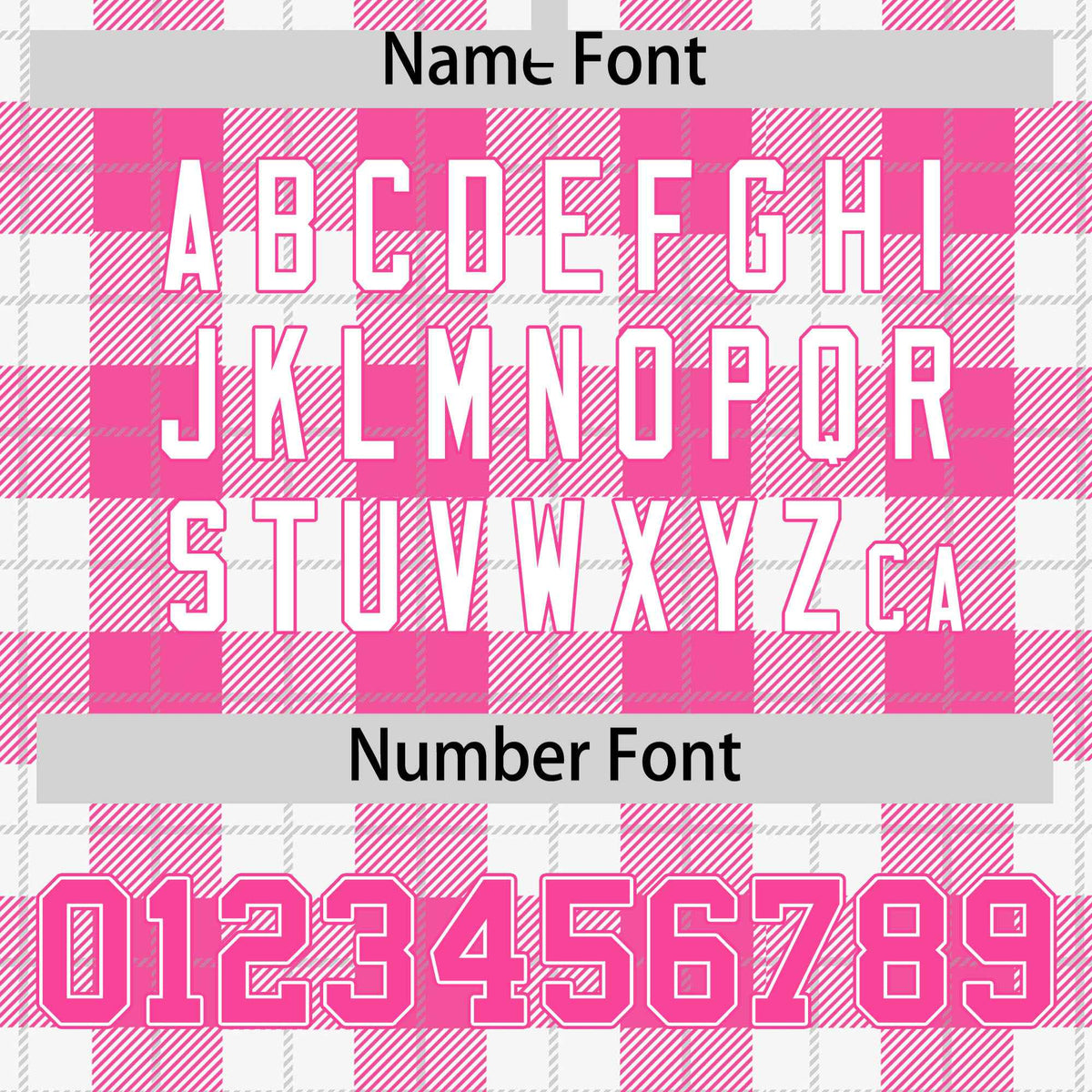 Custom Pink White Varsity Full-Snap Plaid Pattern Letterman Baseball Jacket