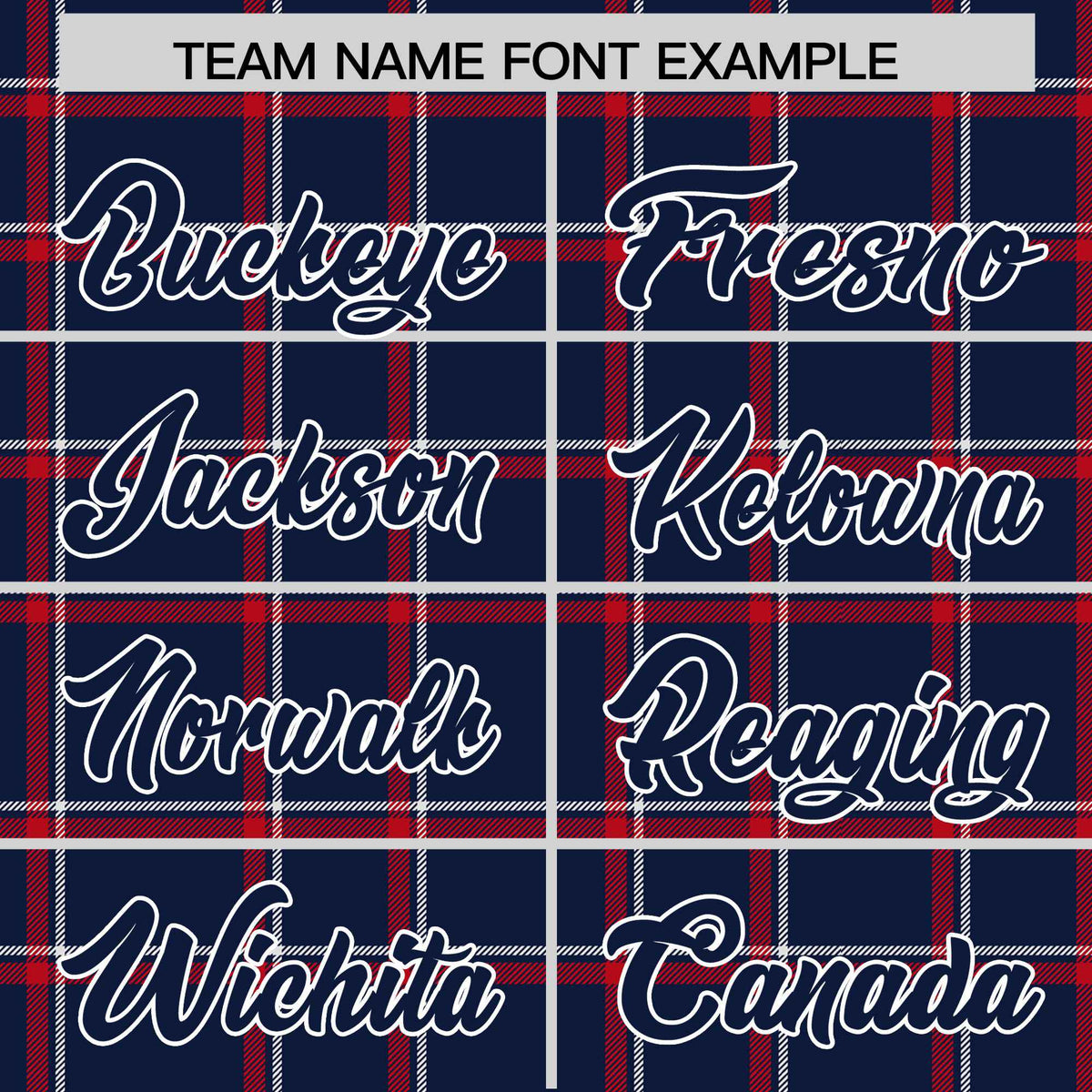 Custom Navy Varsity Full-Snap Plaid Pattern Letterman Baseball Jacket