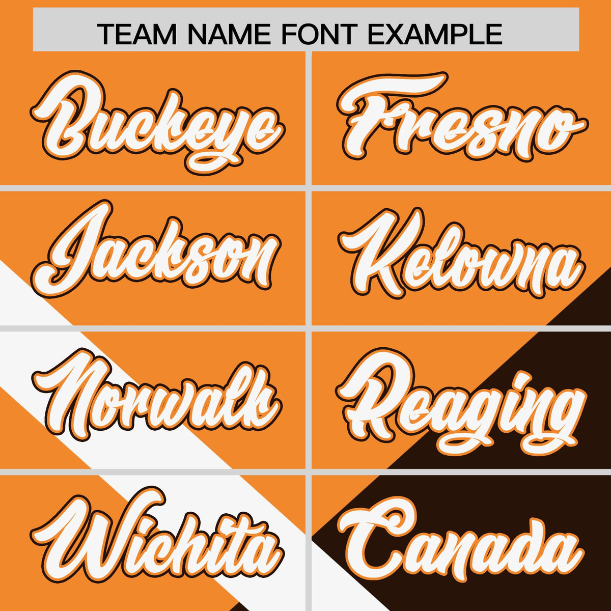 Custom Orange Brown Raglan Sleeves Varsity Full-Snap Letterman Baseball Jacket