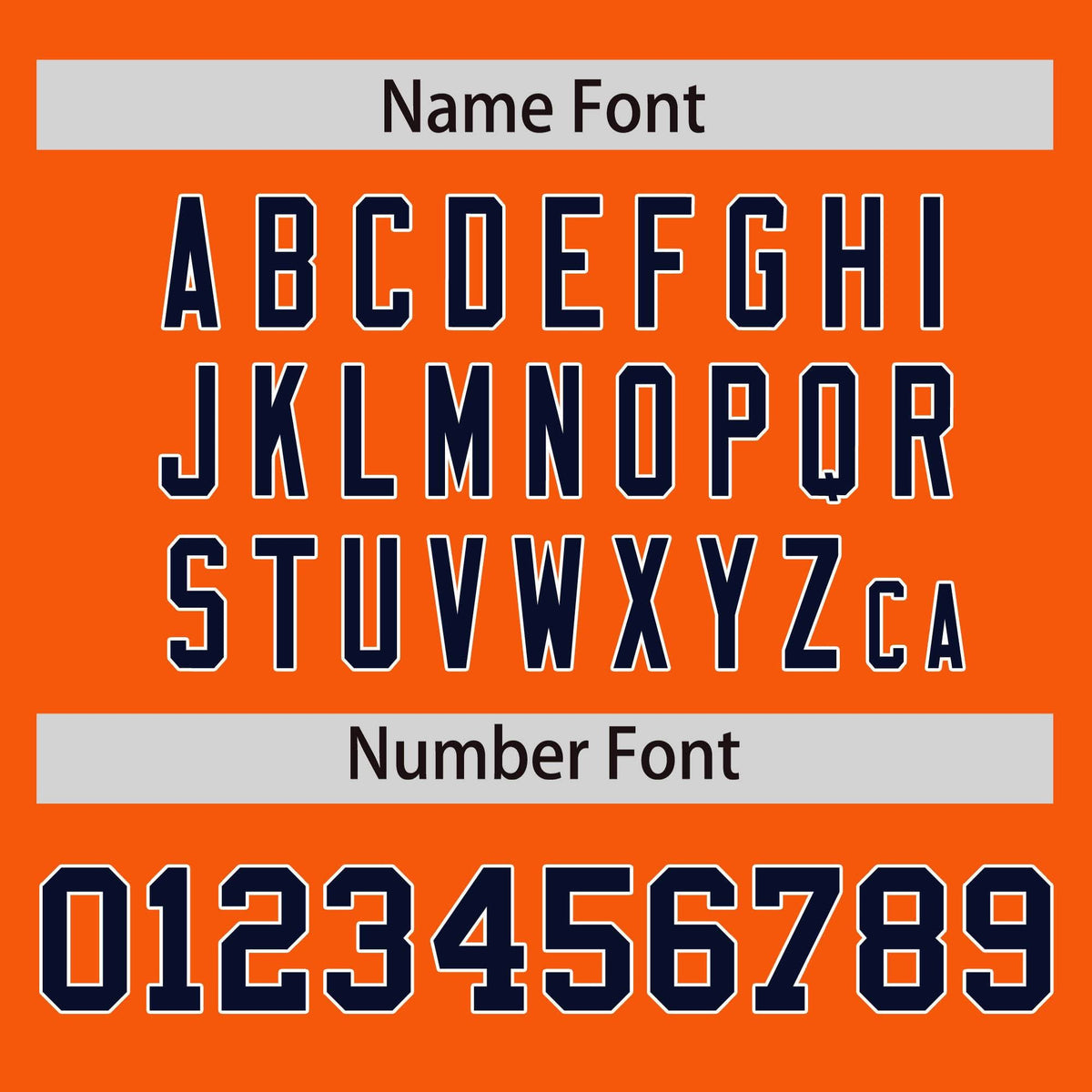 Custom Orange Navy-White Varsity Full-Snap Color Block Letterman Jacket