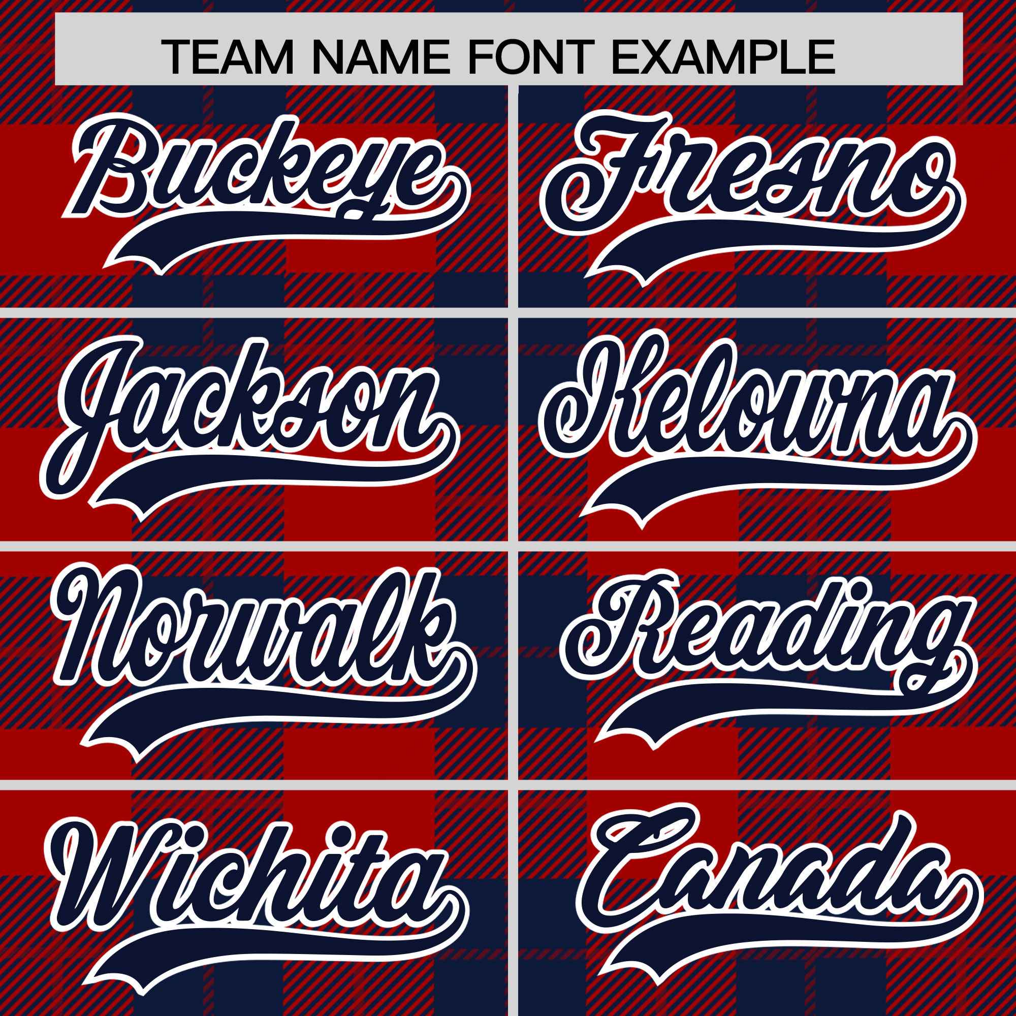 Custom Red Navy-Red Varsity Full-Snap Plaid Pattern Letterman Baseball Jacket