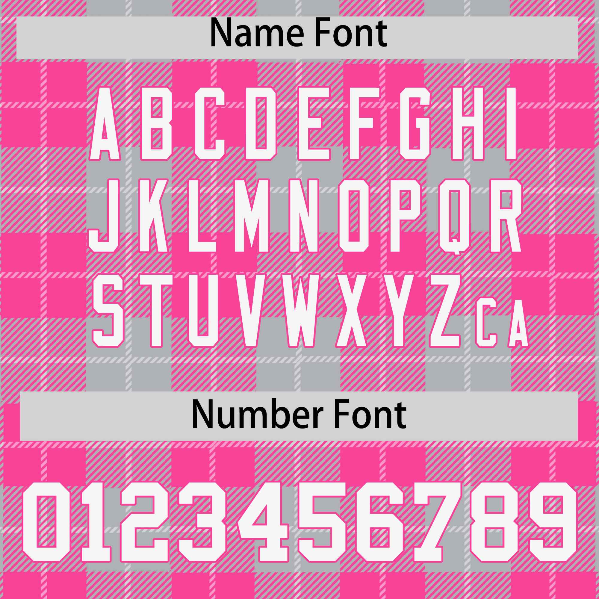 Custom Gray Pink-White Varsity Full-Snap Plaid Pattern Letterman Baseball Jacket