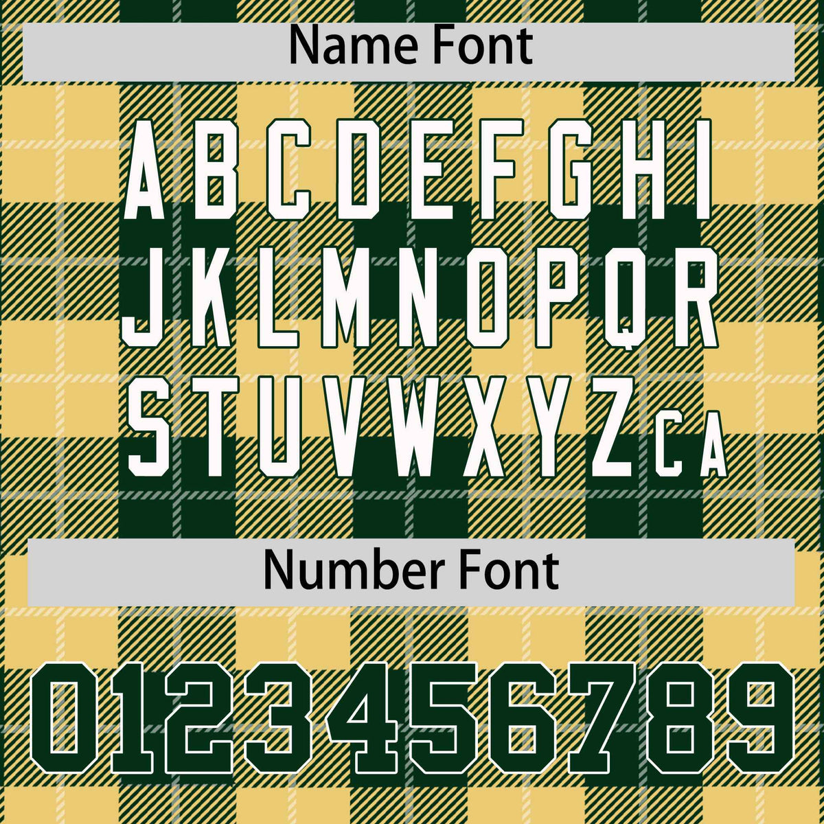 Custom Khaki Green-White Varsity Full-Snap Plaid Pattern Letterman Baseball Jacket