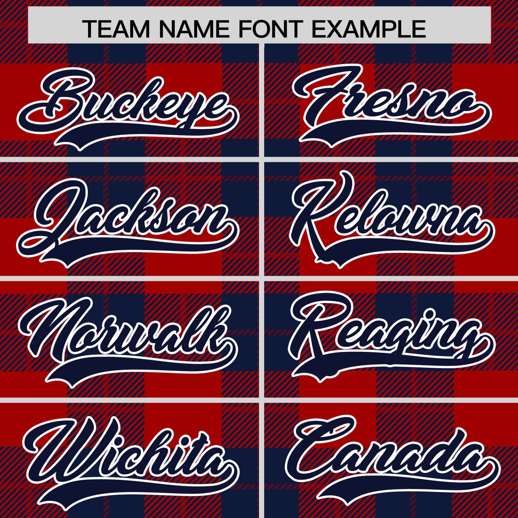 Custom Red Navy-Red Varsity Full-Snap Plaid Pattern Letterman Baseball Jacket