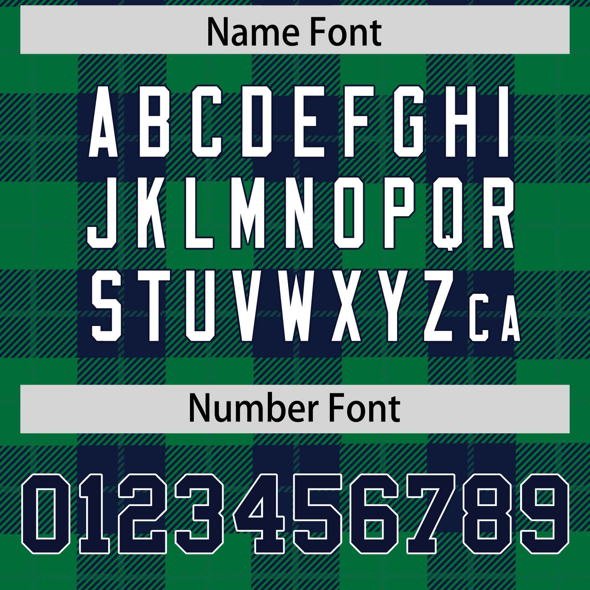 Custom Green Navy-Green Varsity Full-Snap Plaid Pattern Letterman Baseball Jacket