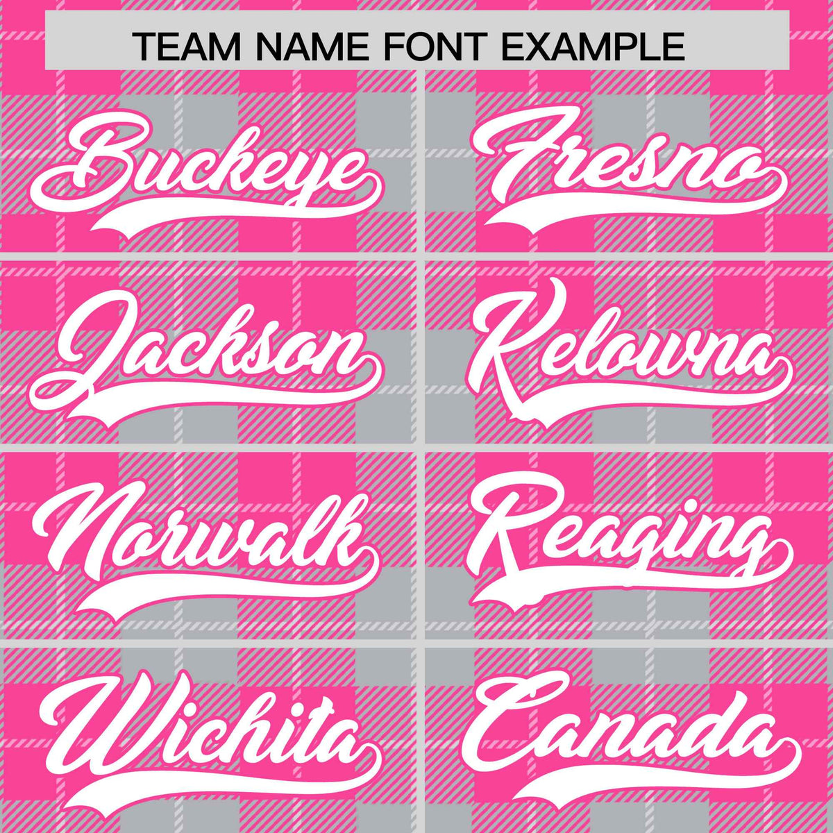 Custom Gray Pink-White Varsity Full-Snap Plaid Pattern Letterman Baseball Jacket