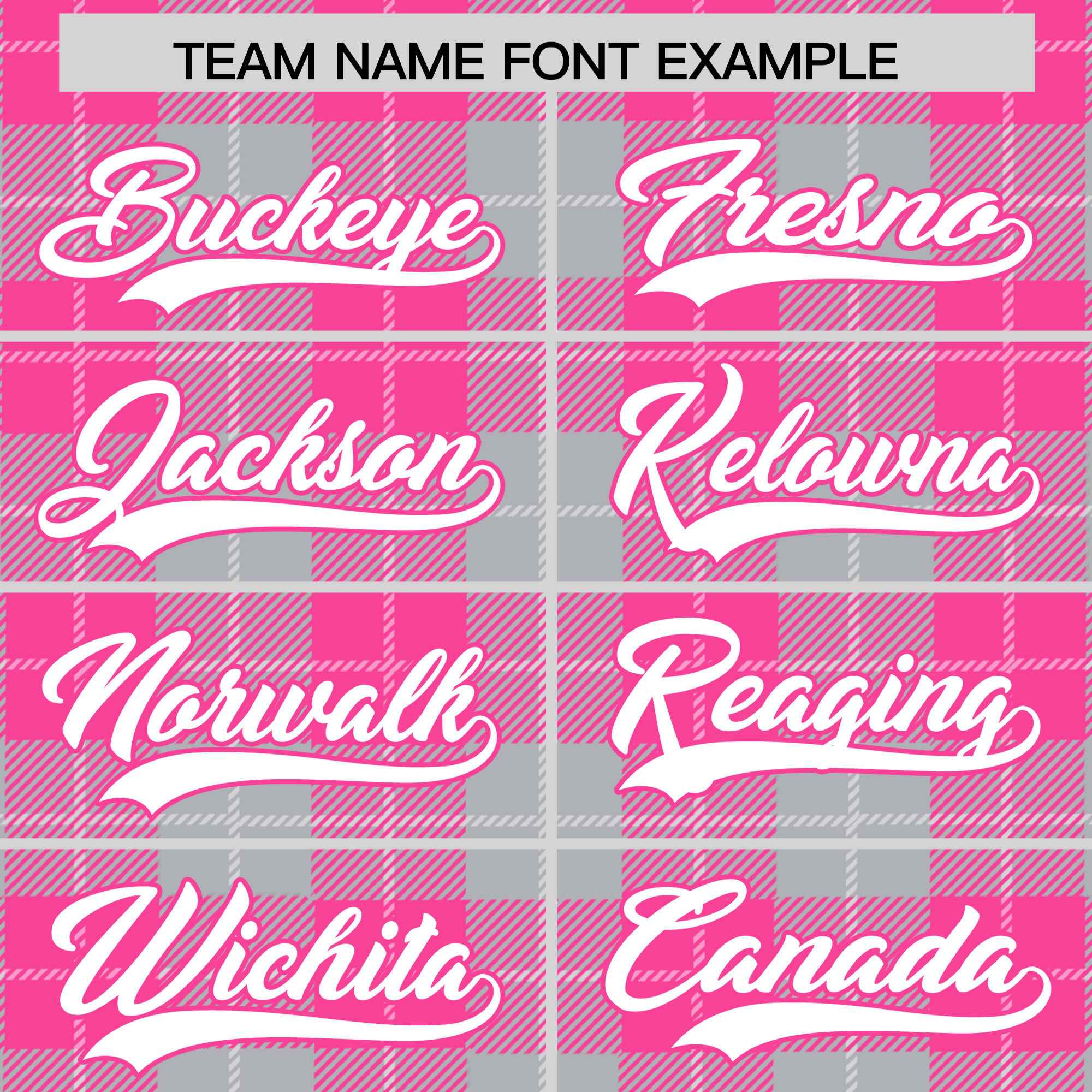 Custom Gray Pink-White Varsity Full-Snap Plaid Pattern Letterman Baseball Jacket