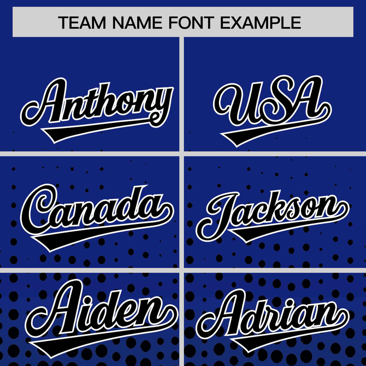 Custom Royal Black Gradient Varsity Full-Snap Polka Dot Pattern Letterman Baseball Jacket