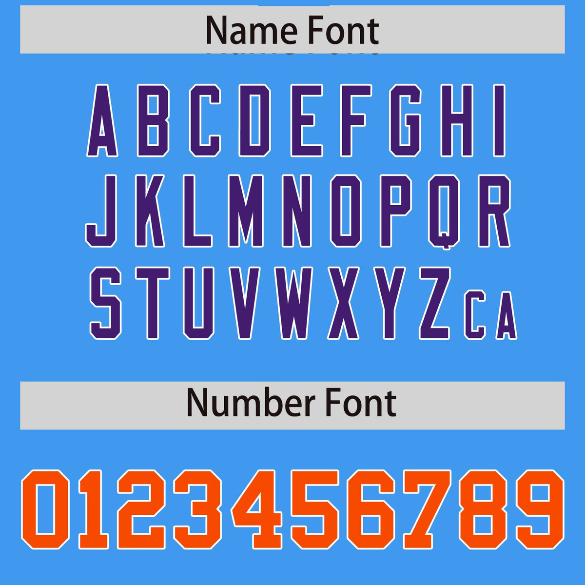 Custom Powder Blue Purple-Orange Varsity Full-Zip Raglan Sleeves Letterman Bomber Jacket