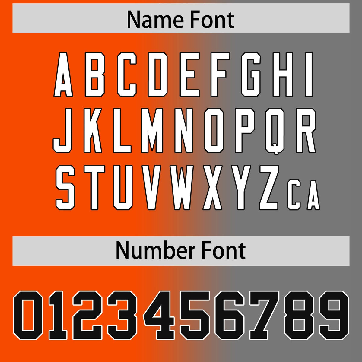 Custom Orange Gray Full-Zip Gradient Fashion Letterman Bomber Jacket