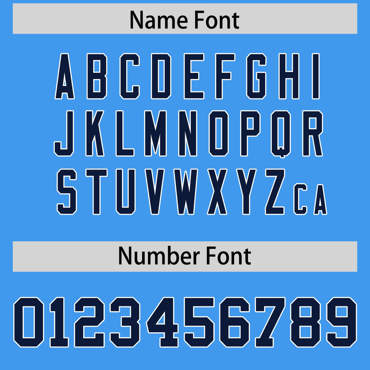 Custom Navy Powder Blue Varsity Full-Zip Two-Tone Letterman Bomber Jacket