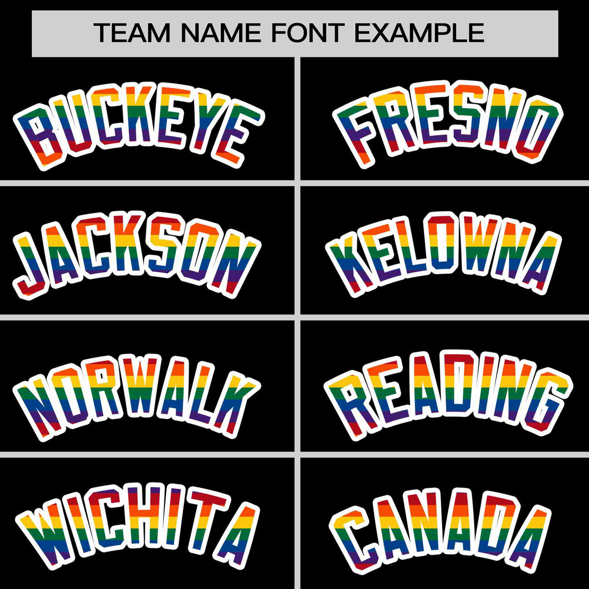 Custom Black LGBT Rainbow For Pride Month Classic Style Letterman Bomber Jacket