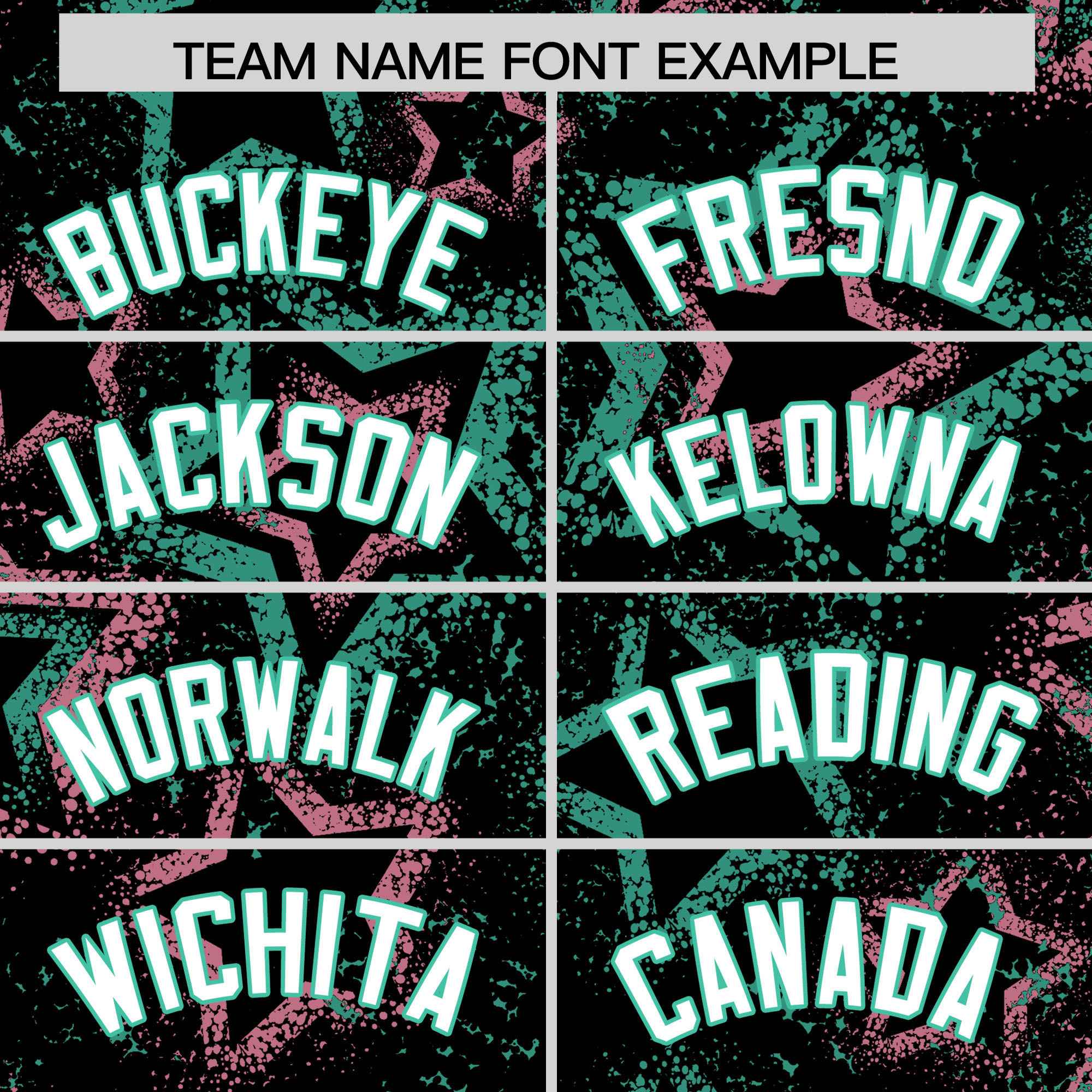 Custom Black Varsity Full-Zip Star Pattern Letterman Bomber Jacket