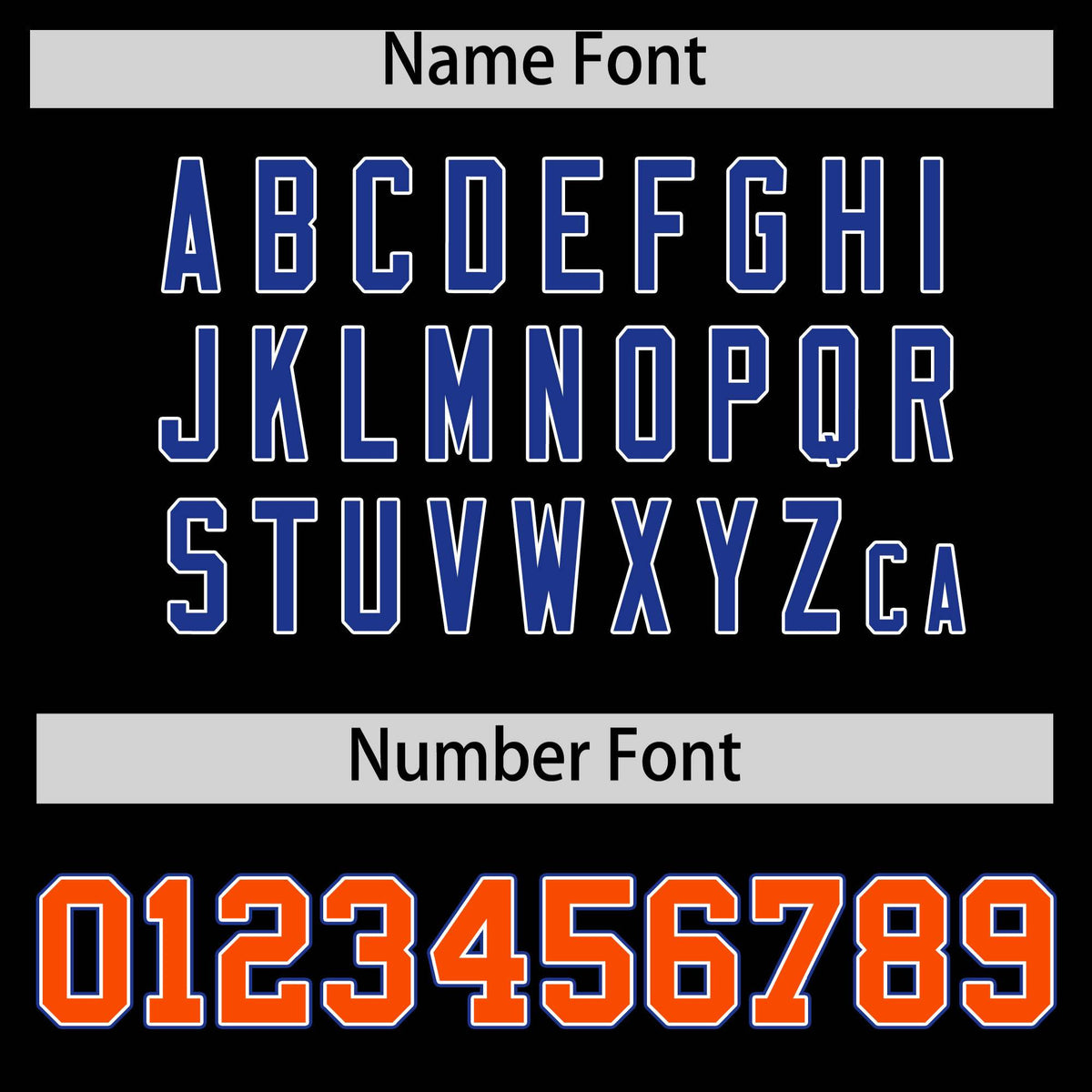 Custom Black Orange-Royal Gaglan Sleeve Gradient Varsity Full-Zip Letterman Bomber Jacket