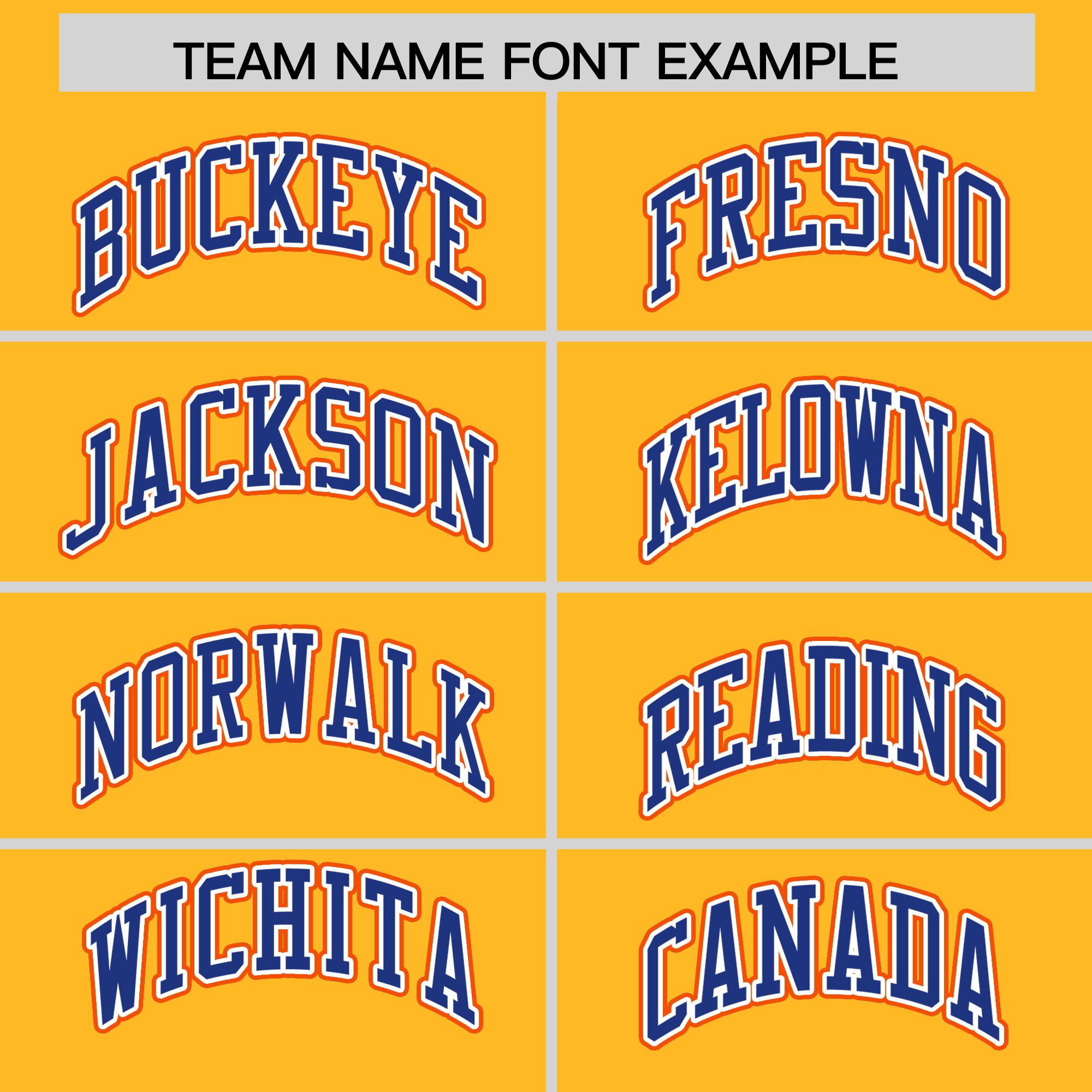 Custom Gold Orange-Royal Raglan Sleeves Varsity Full-Snap Letterman Jacket