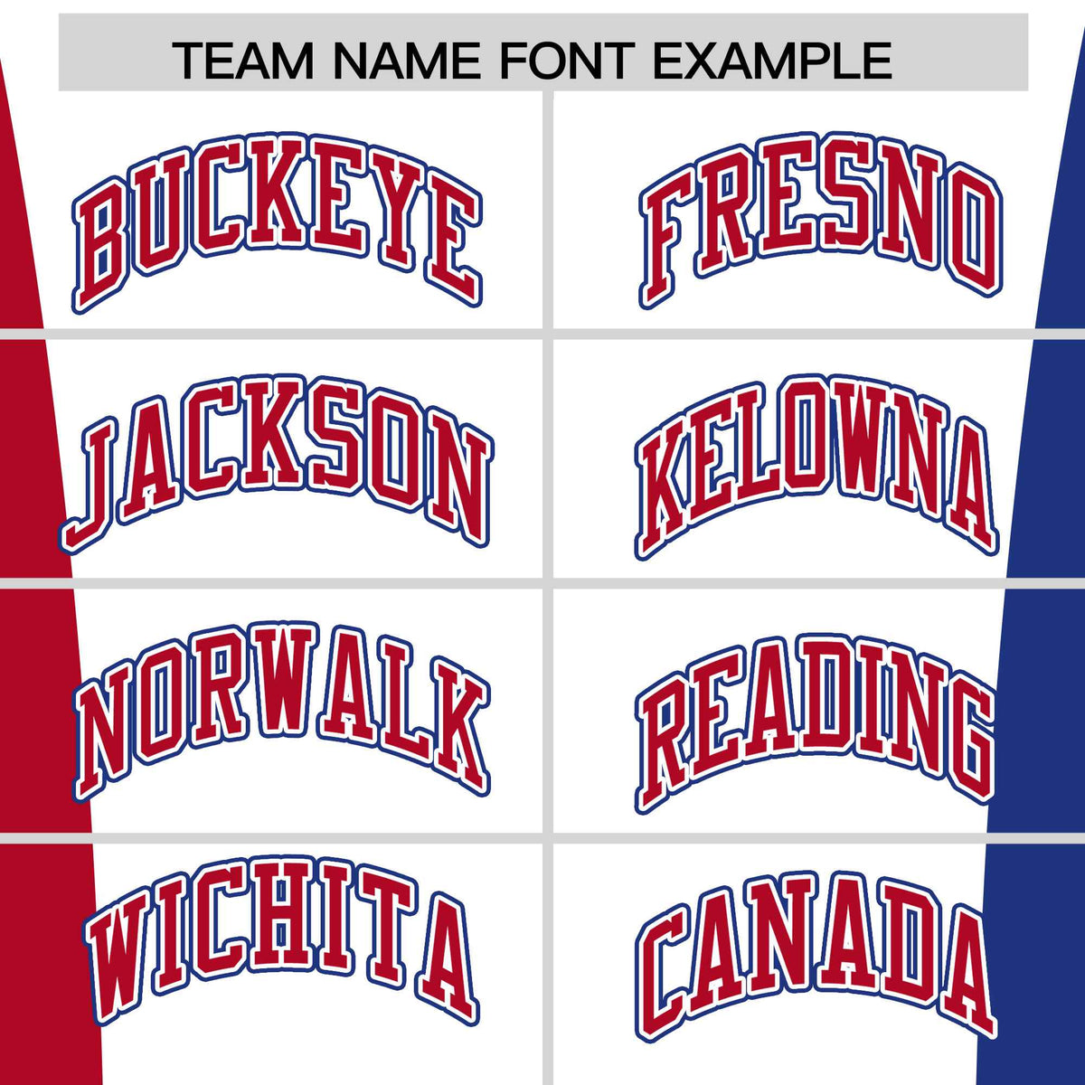 Custom White Red Royal Blue Personalization Varsity Full-Snap Three Color Blocks Letterman Jacket