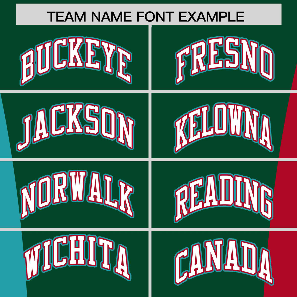 Custom Green Aqua Red Personalization Varsity Full-Snap Three Color Blocks Letterman Jacket