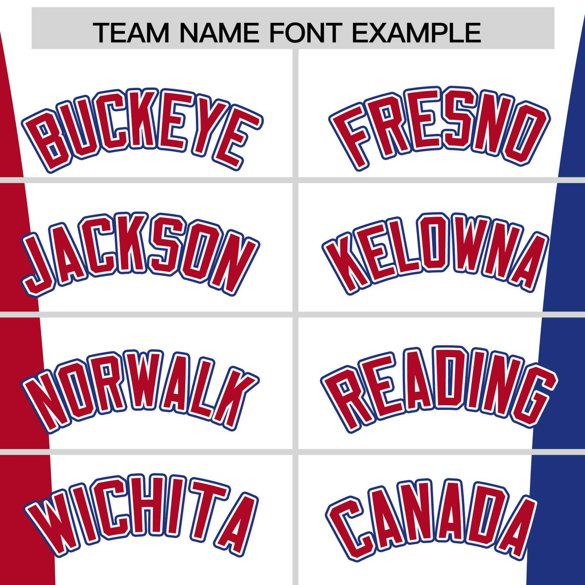 Custom White Red Royal Blue Personalization Varsity Full-Snap Three Color Blocks Letterman Jacket