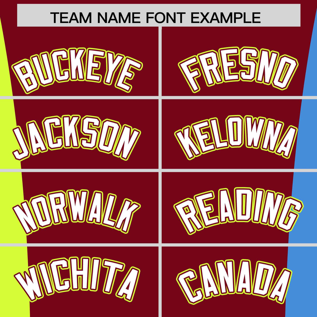 Custom Crimson Fluorescent Green Powder Blue Personalization Varsity Full-Snap Three Color Blocks Letterman Jacket