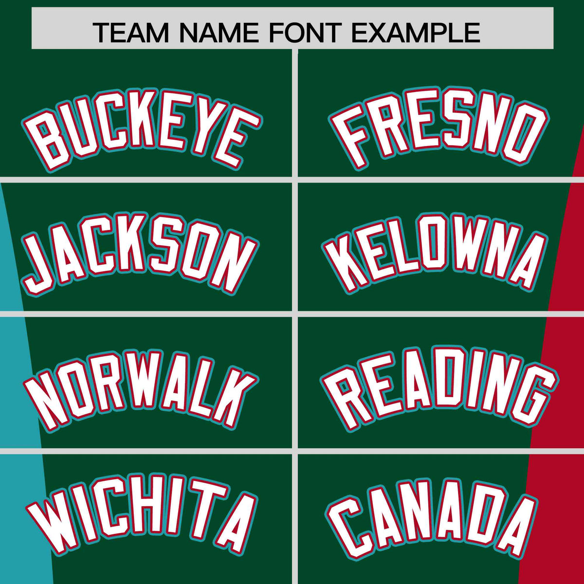 Custom Green Aqua Red Personalization Varsity Full-Snap Three Color Blocks Letterman Jacket