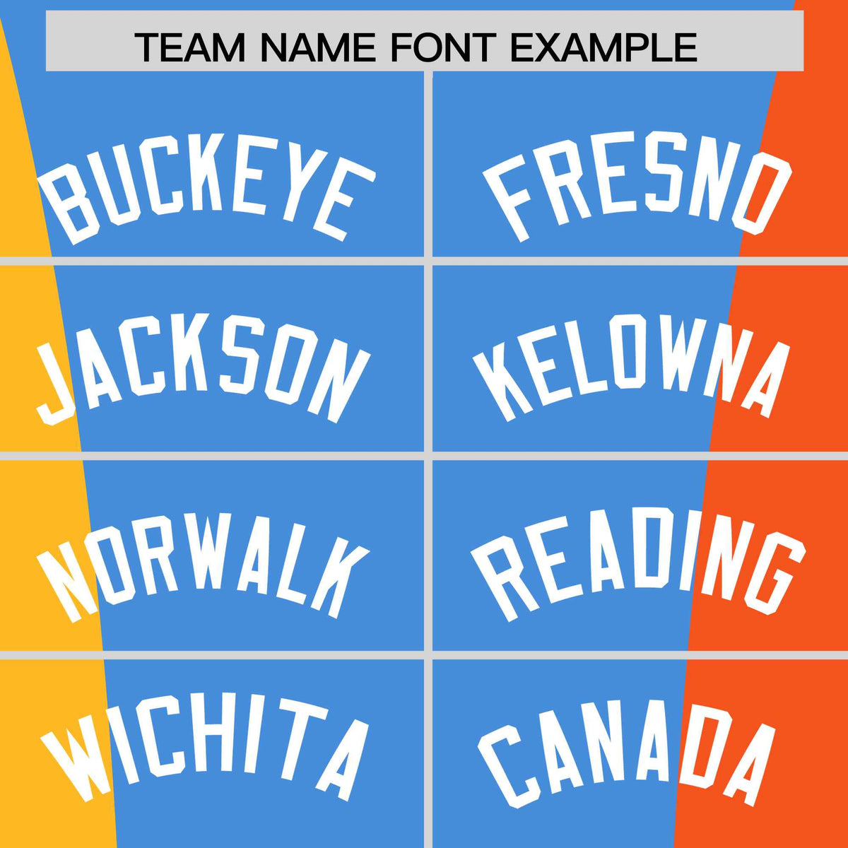 Custom Powder Blue Yellow Orange Personalization Varsity Full-Snap Three Color Blocks Letterman Jacket