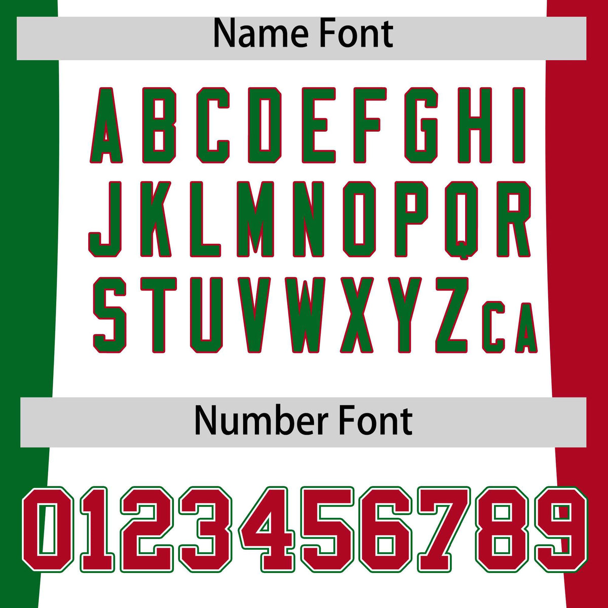 Custom White Kelly Green Red Personalization Varsity Full-Snap Three Color Blocks Letterman Jacket