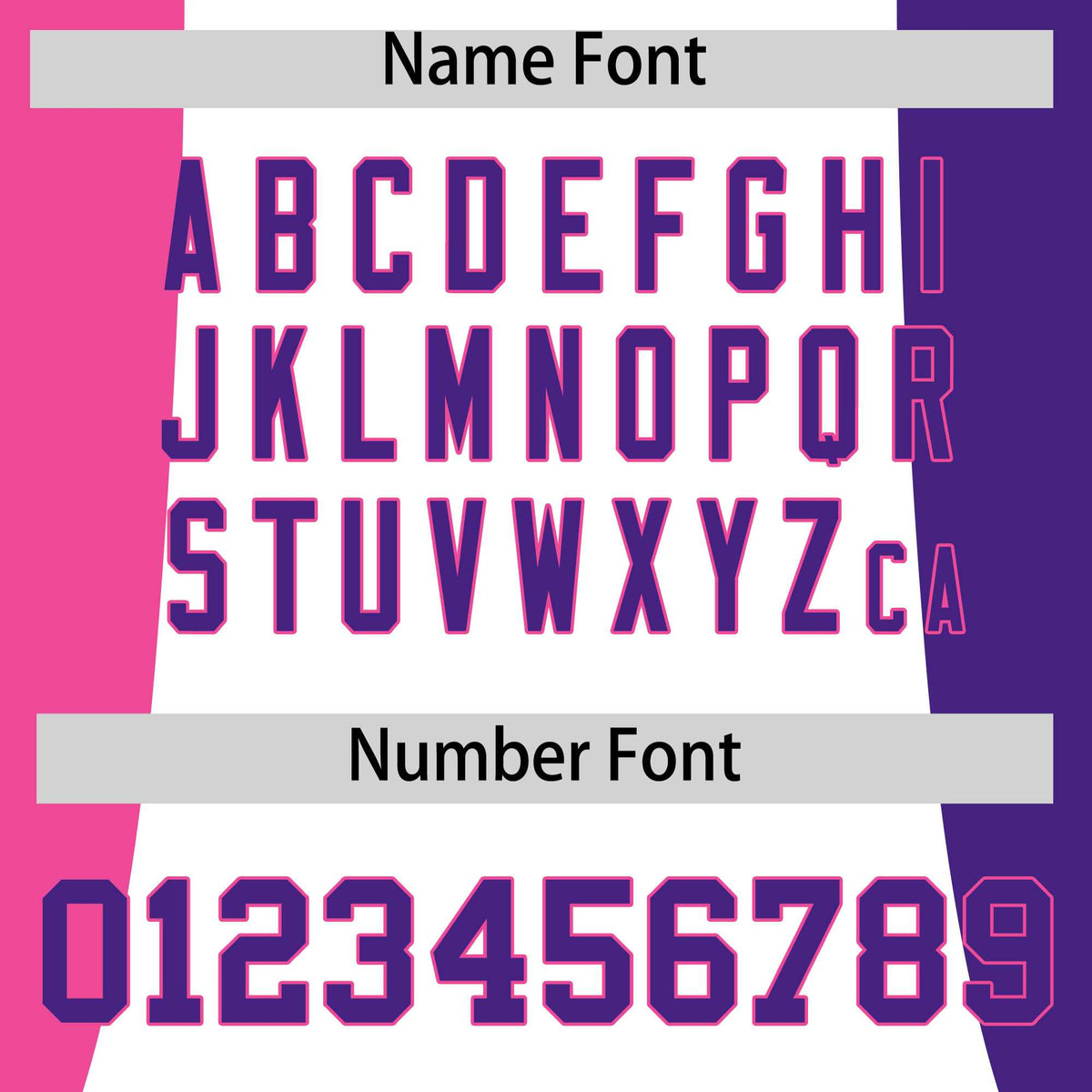 Custom White Pink Purple Personalization Varsity Full-Snap Three Color Blocks Letterman Jacket