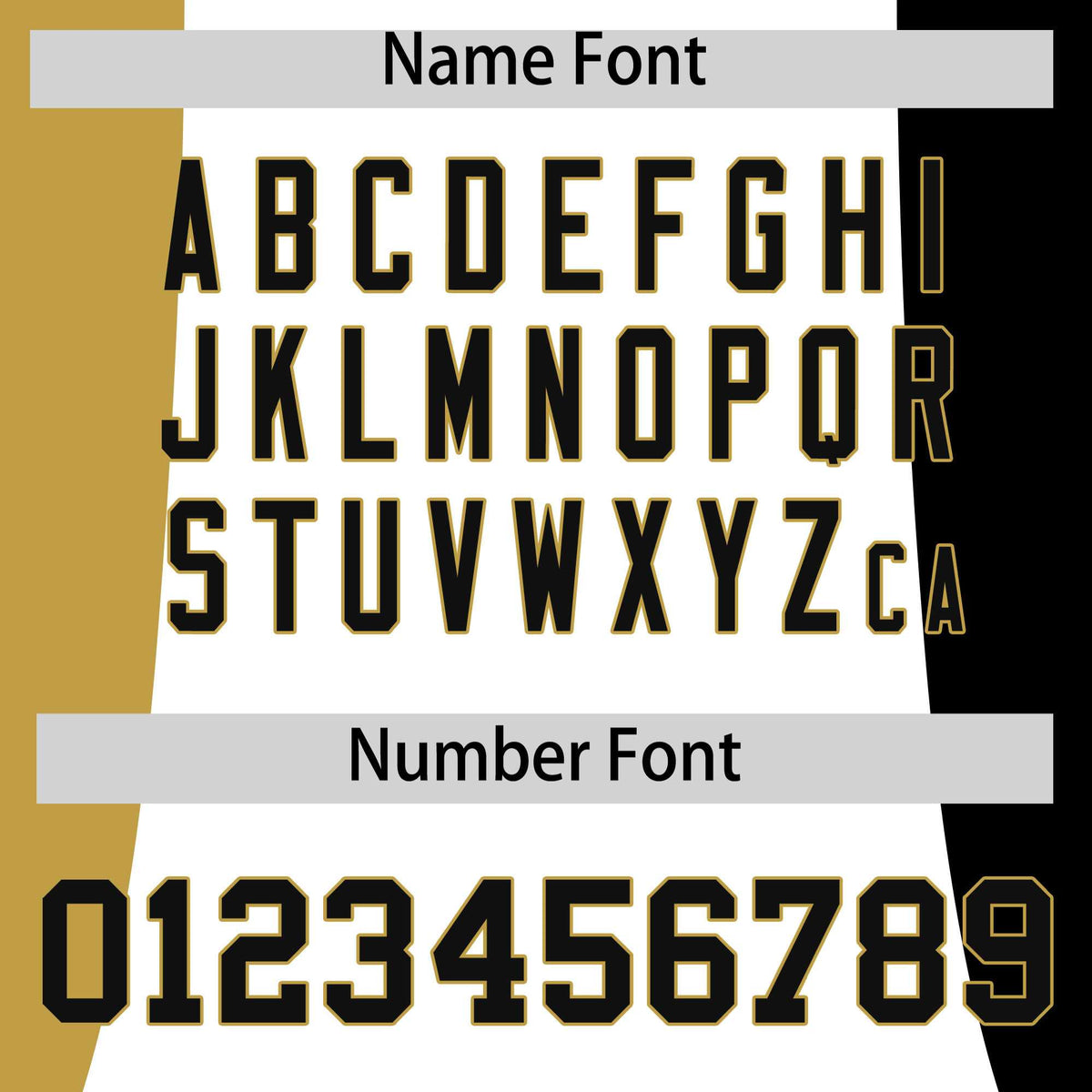 Custom White Old Gold Black Personalization Varsity Full-Snap Three Color Blocks Letterman Jacket