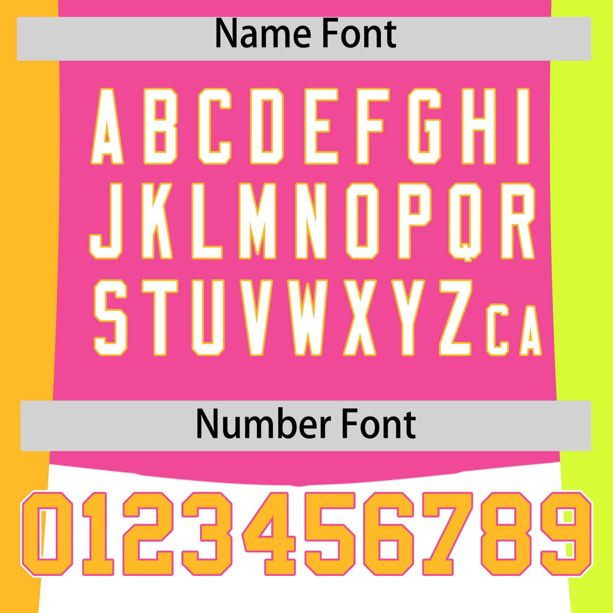 Custom Pink Yellow Fluorescent Green Personalization Varsity Full-Snap Three Color Blocks Letterman Jacket