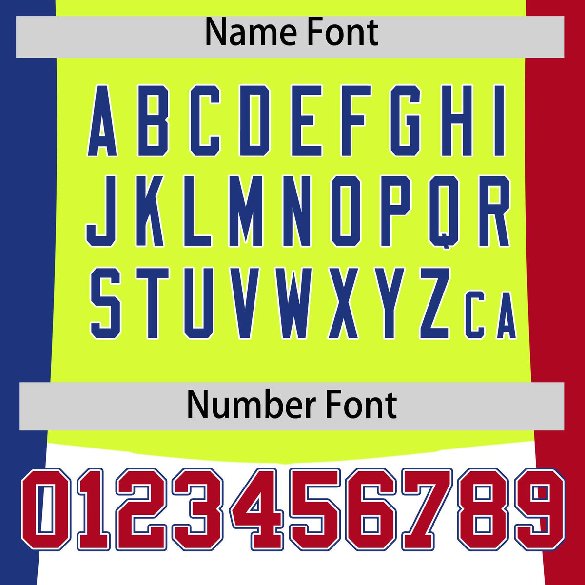 Custom Fluorescent Green Royal Blue Red Personalization Varsity Full-Snap Three Color Blocks Letterman Jacket