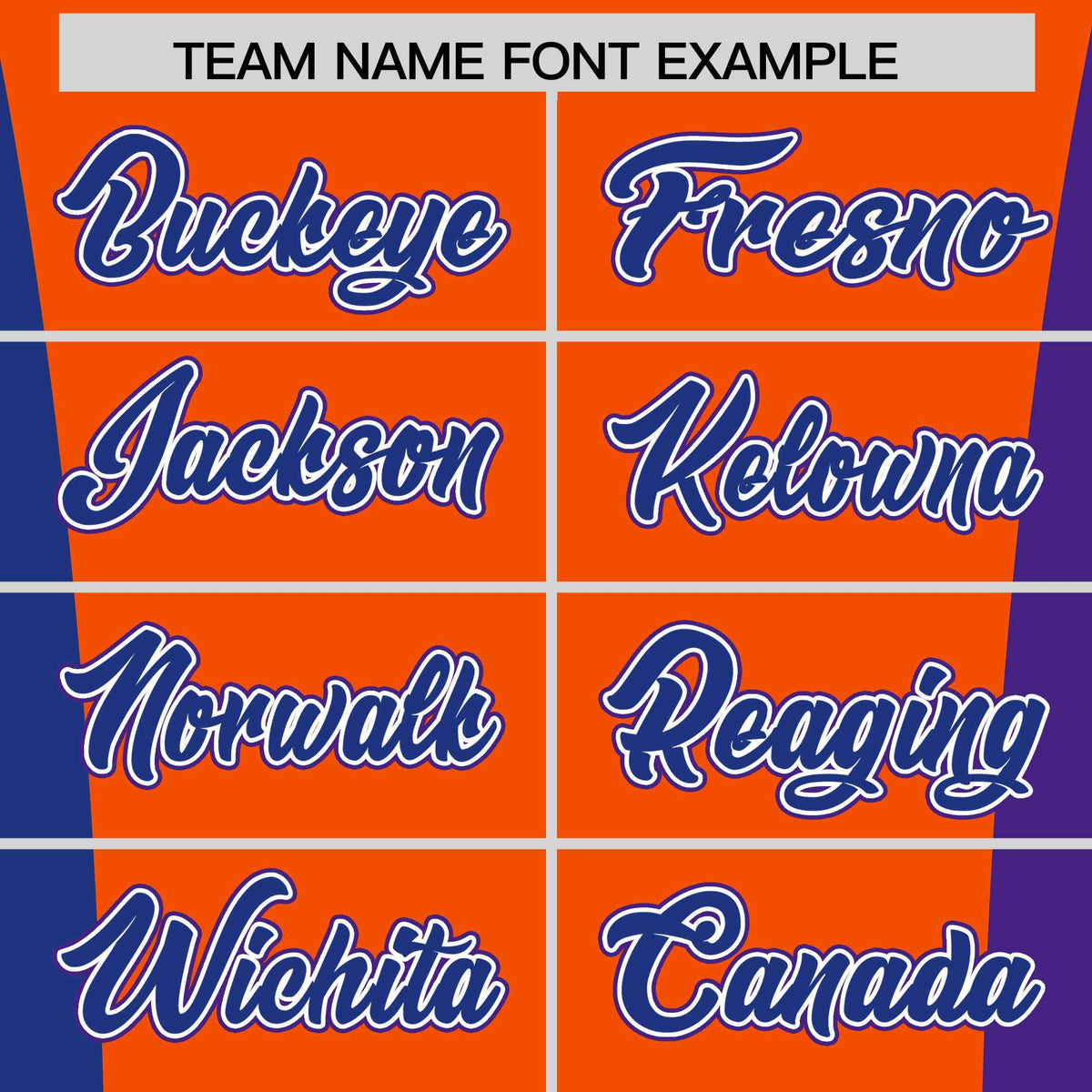 Custom Orange Royal Blue Purple Personalization Varsity Full-Snap Three Color Blocks Letterman Jacket