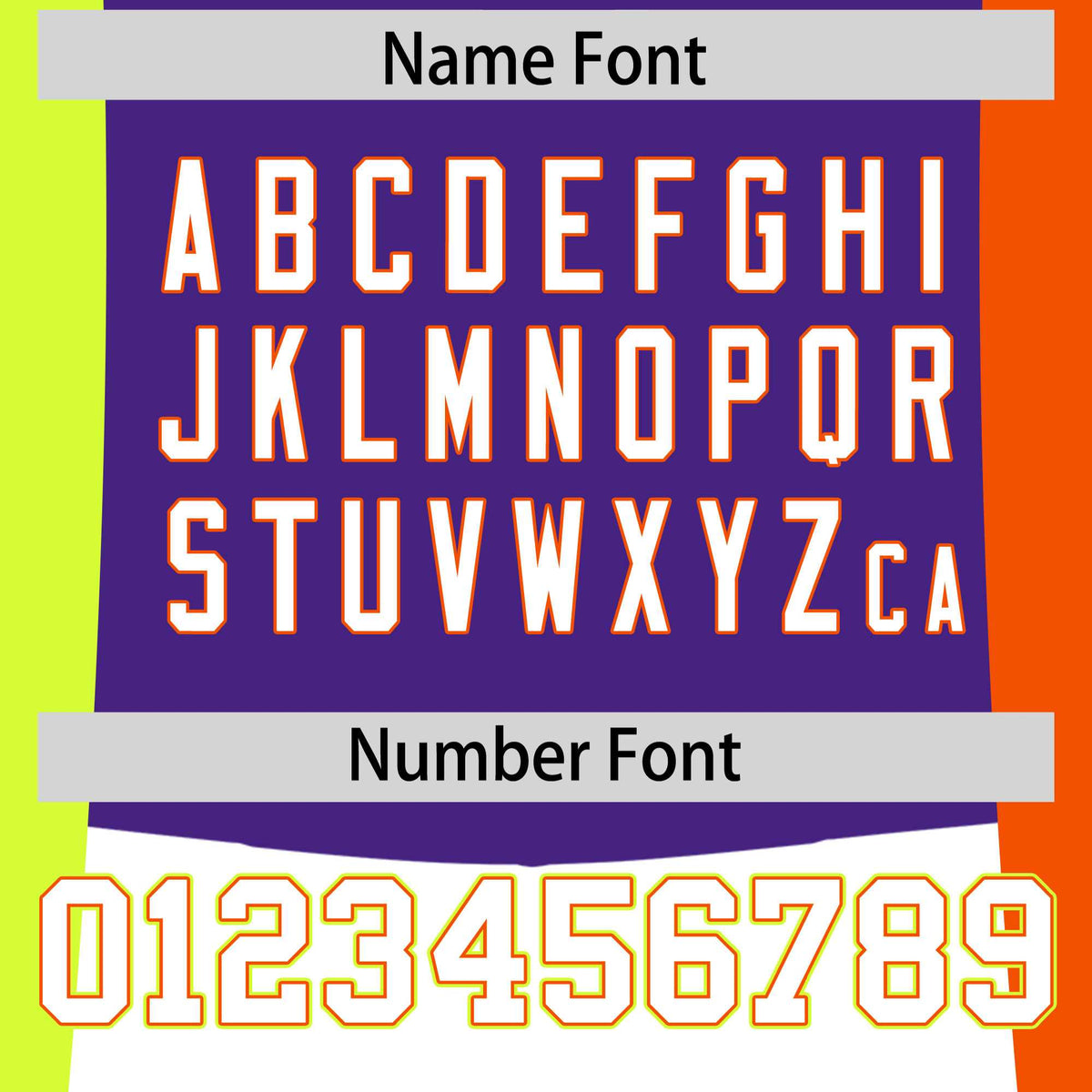 Custom Purple Fluorescent Green Yellow Personalization Varsity Full-Snap Three Color Blocks Letterman Jacket