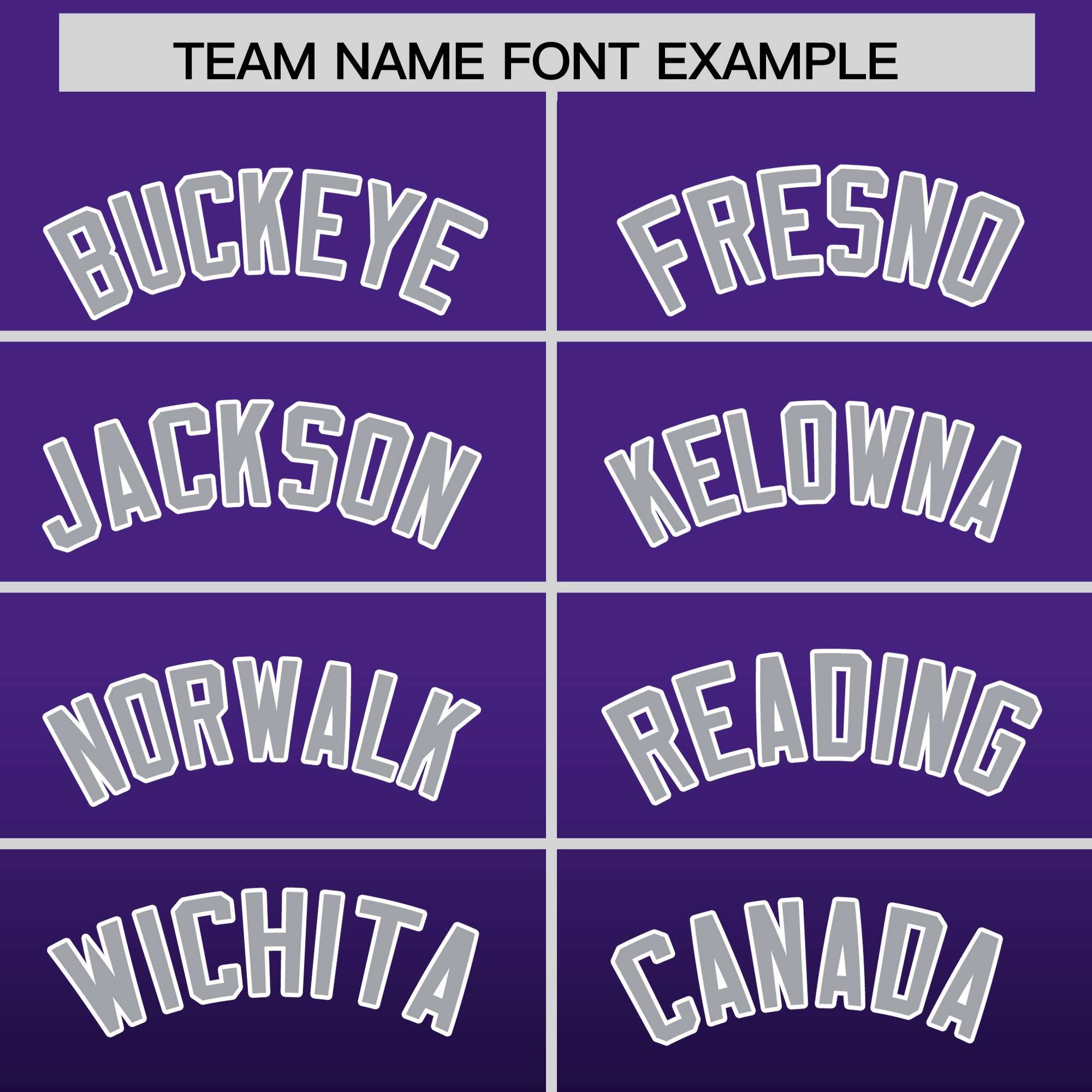 Custom Purple Black Full-Snap Varsity Personalization Gradient Fashion Letterman Jacket